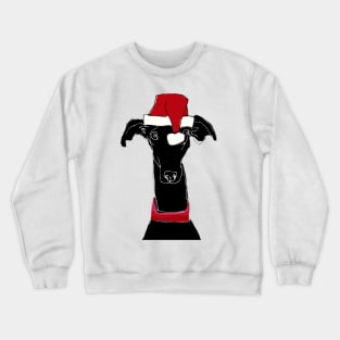 greyhound christmas Crewneck Sweatshirt
